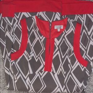 Size 10P Signature Gray and Pink Dress NWT